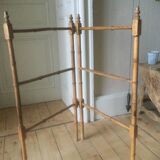 Old wooden towel rack