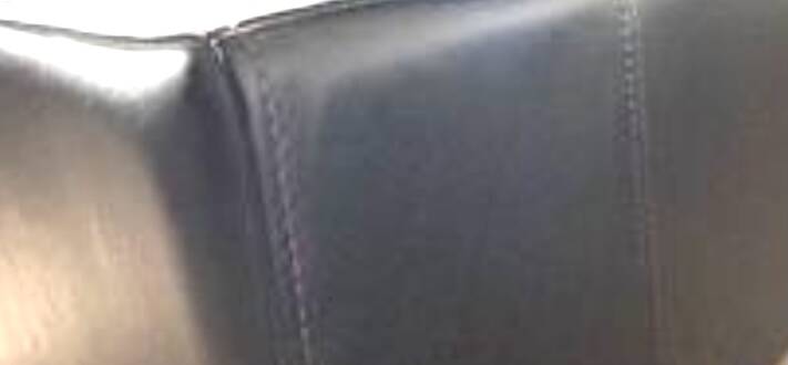 Rochebobois high-end leather sofa