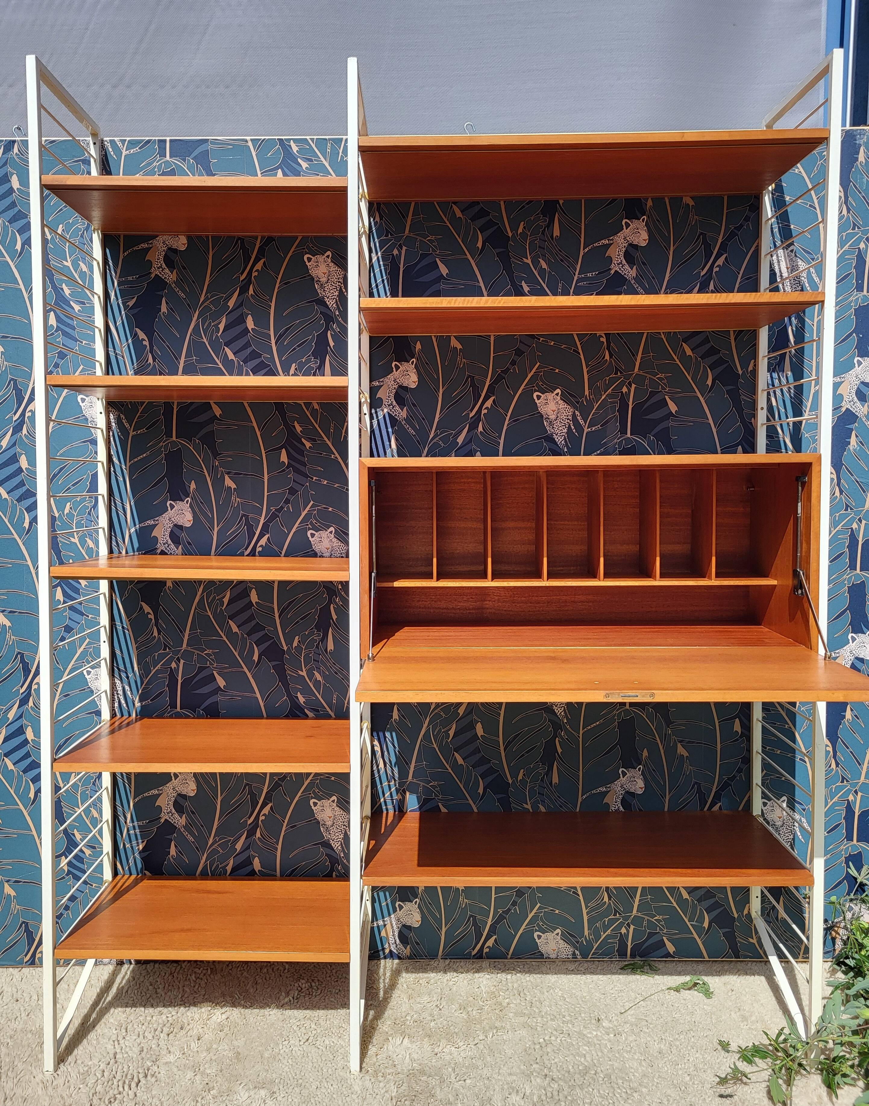 Système modulable Ladderax • Bureau Staples • Robert Heal, Londres, c.1960
