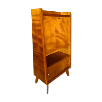 Vintage secretary on feet compass Scandinavian style, circa 50's