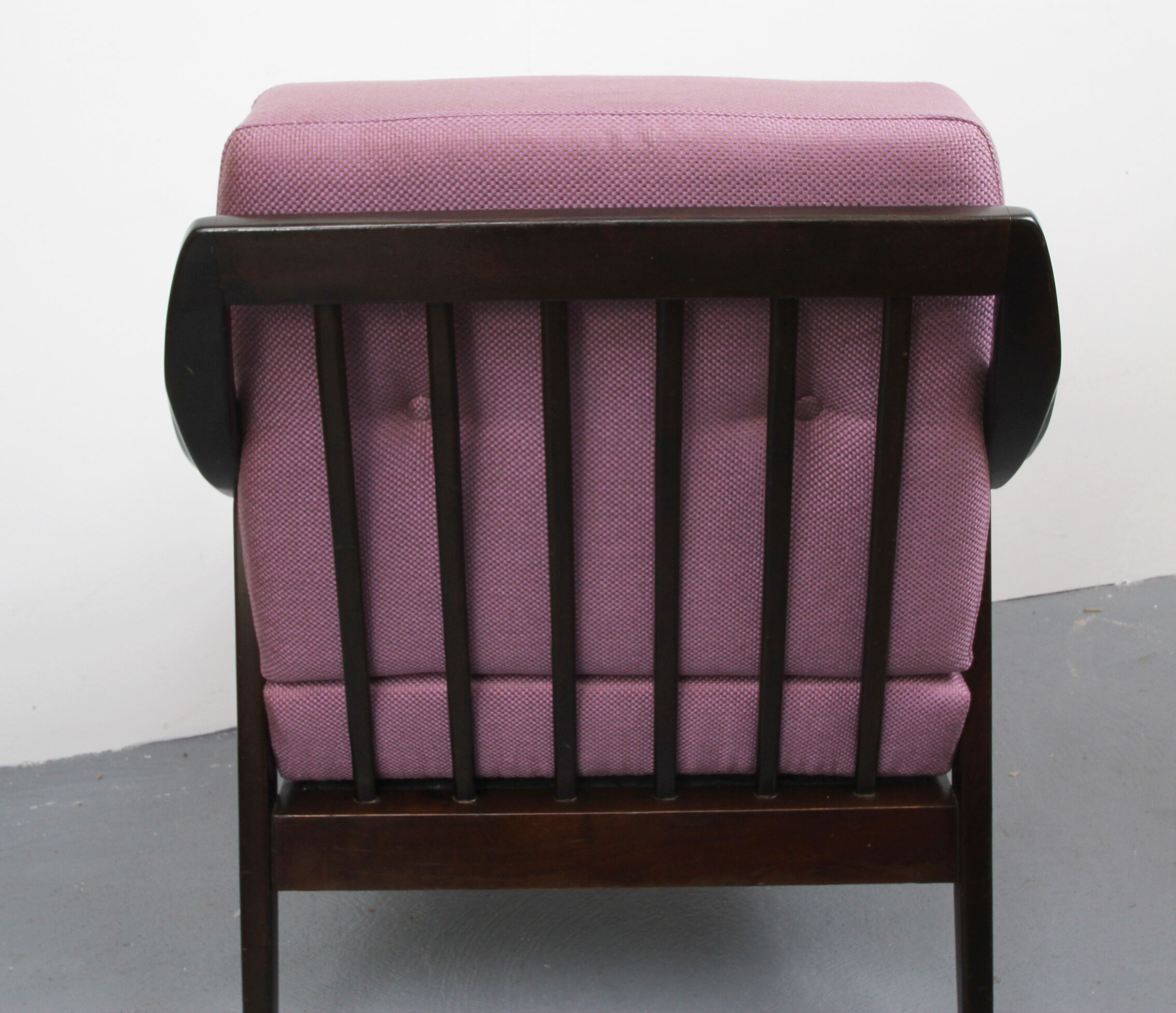 1960s armchair in violet