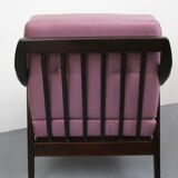 1960s armchair in violet