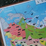 Old MDI map China - USSR