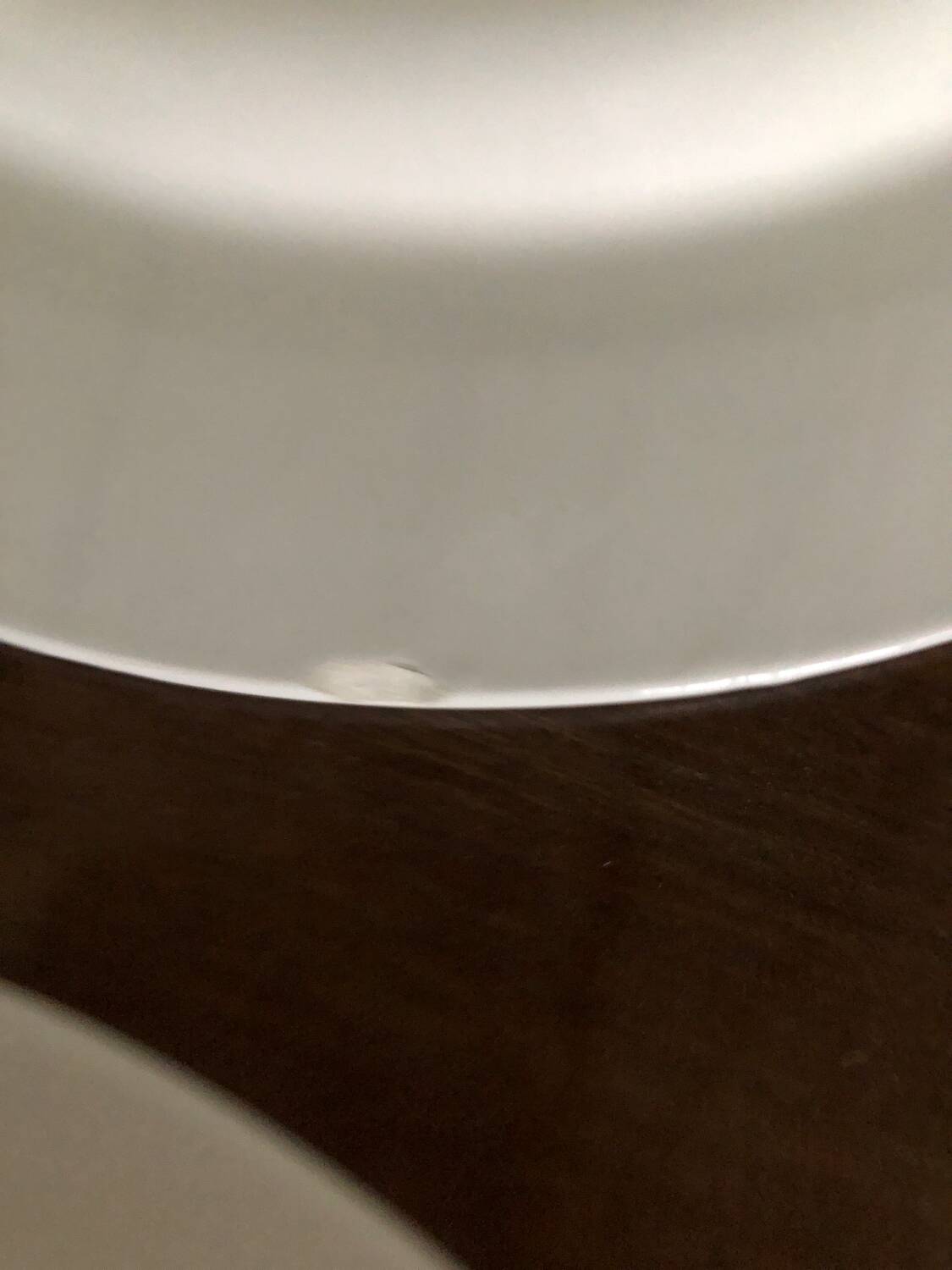 8 white porcelain plates Quadrifoglio Italy