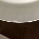 8 white porcelain plates Quadrifoglio Italy