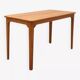 Vintage Scandinavian coffee table in walnut by Carl Malmsten - Sweden - 1960s