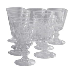 8 verres à vin blanc