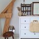 Vintage rattan shelf