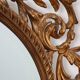 Miroir baroque doré de grande taille du 20e siècle par Deknudt Belgique