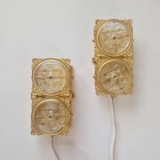 Pair of Midcentury Very Rare Wall Lamps M. P. R., Sweden, 1960s