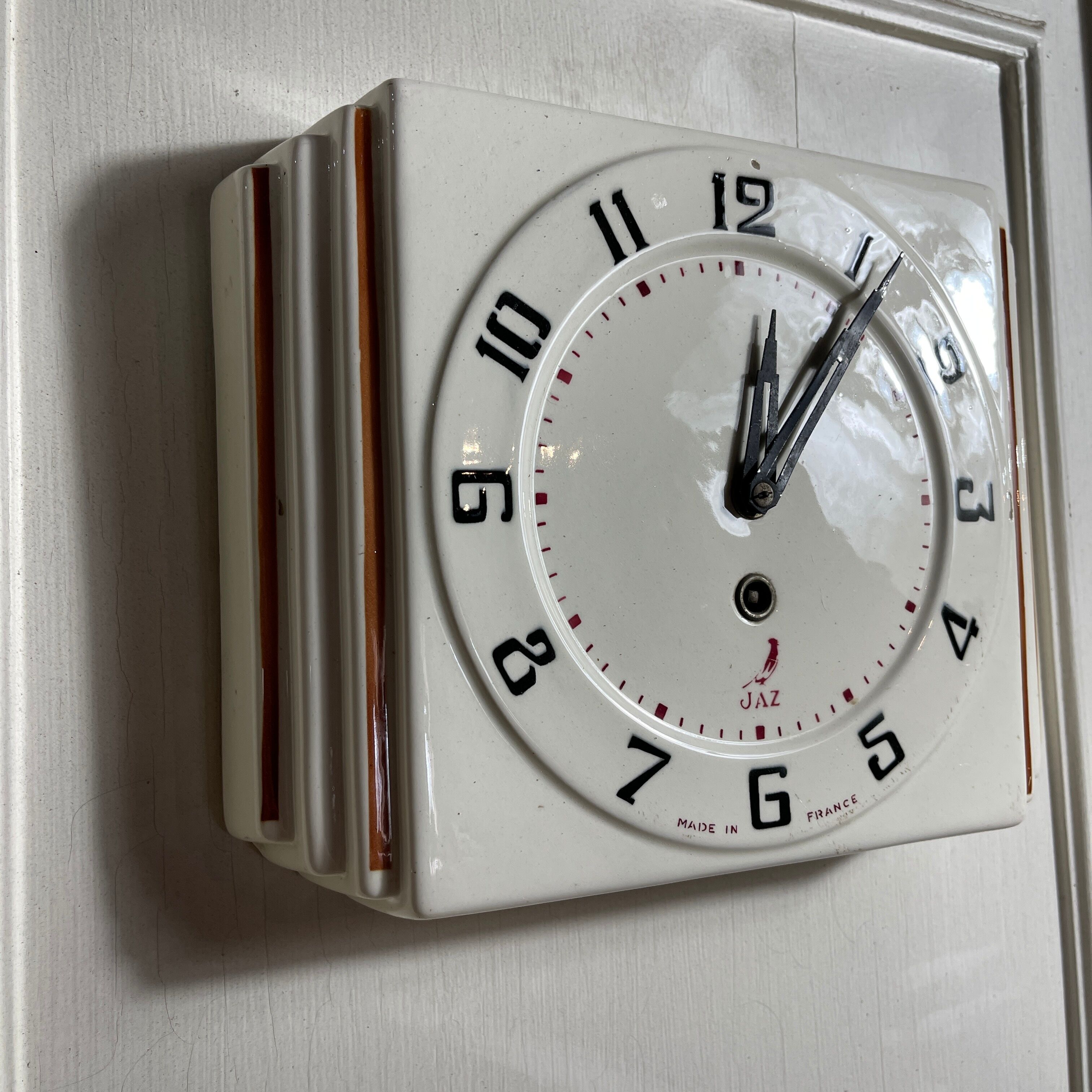 Vintage JAZ ceramic clock