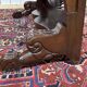 Louis Philippe console in teak from the 1950s - Indonesian craftsmanship.