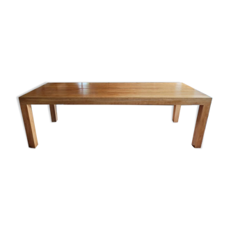 Table en chêne massif – années 80