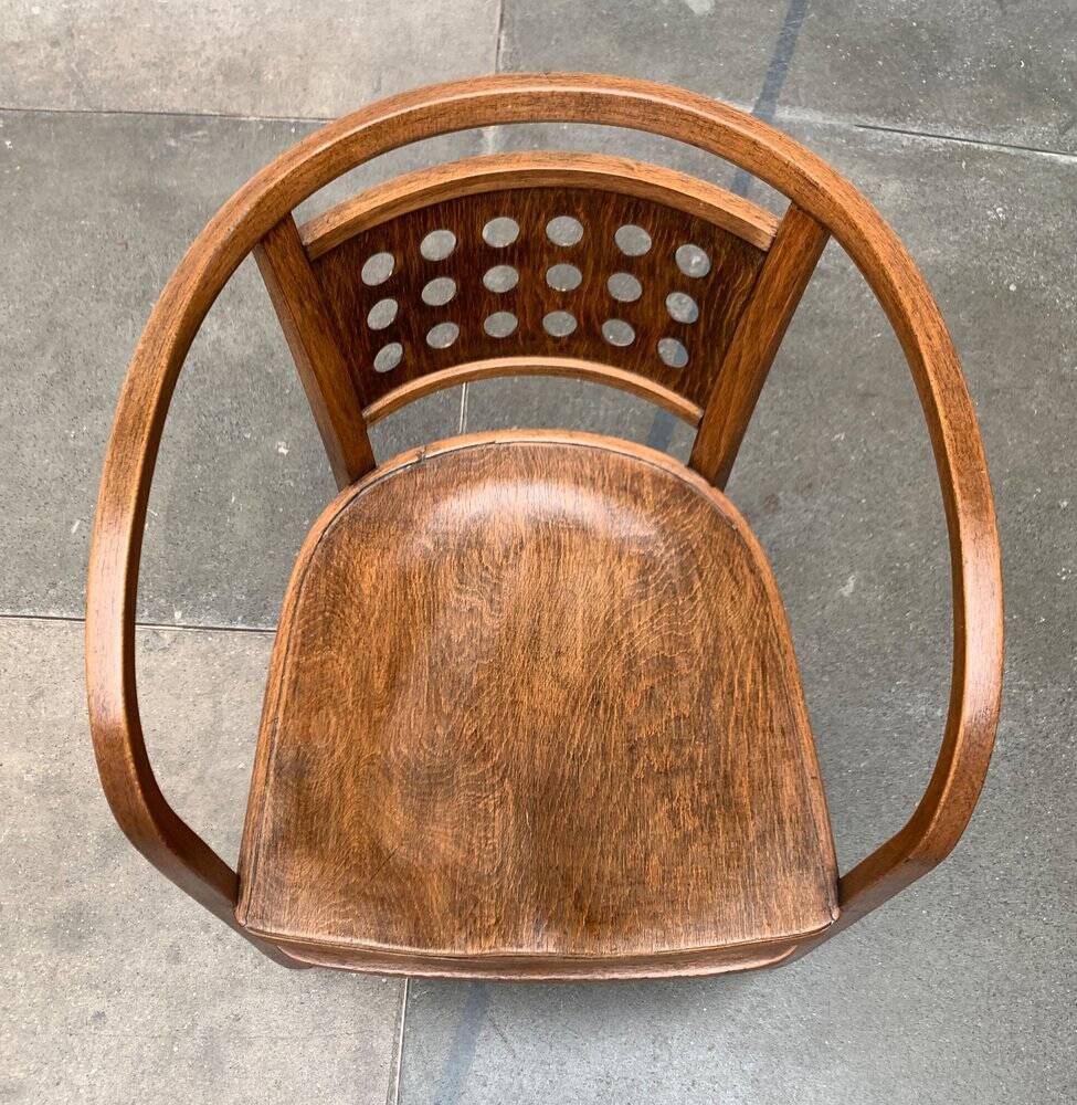 Art Deco Armchair Model 721 by Otto Wagner for J&J Kohn, 1900s