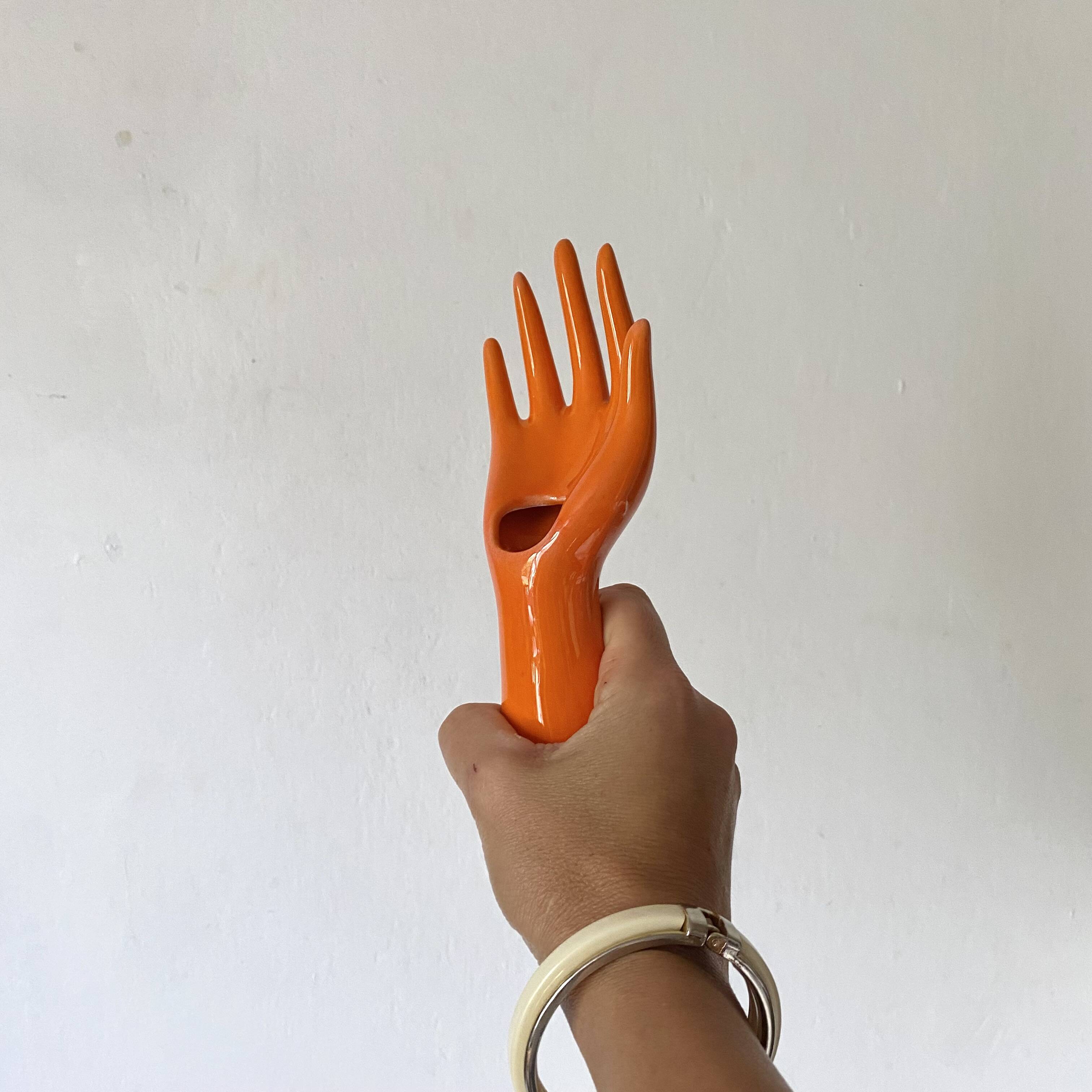 Vintage hand vase, soliflore, ring holder