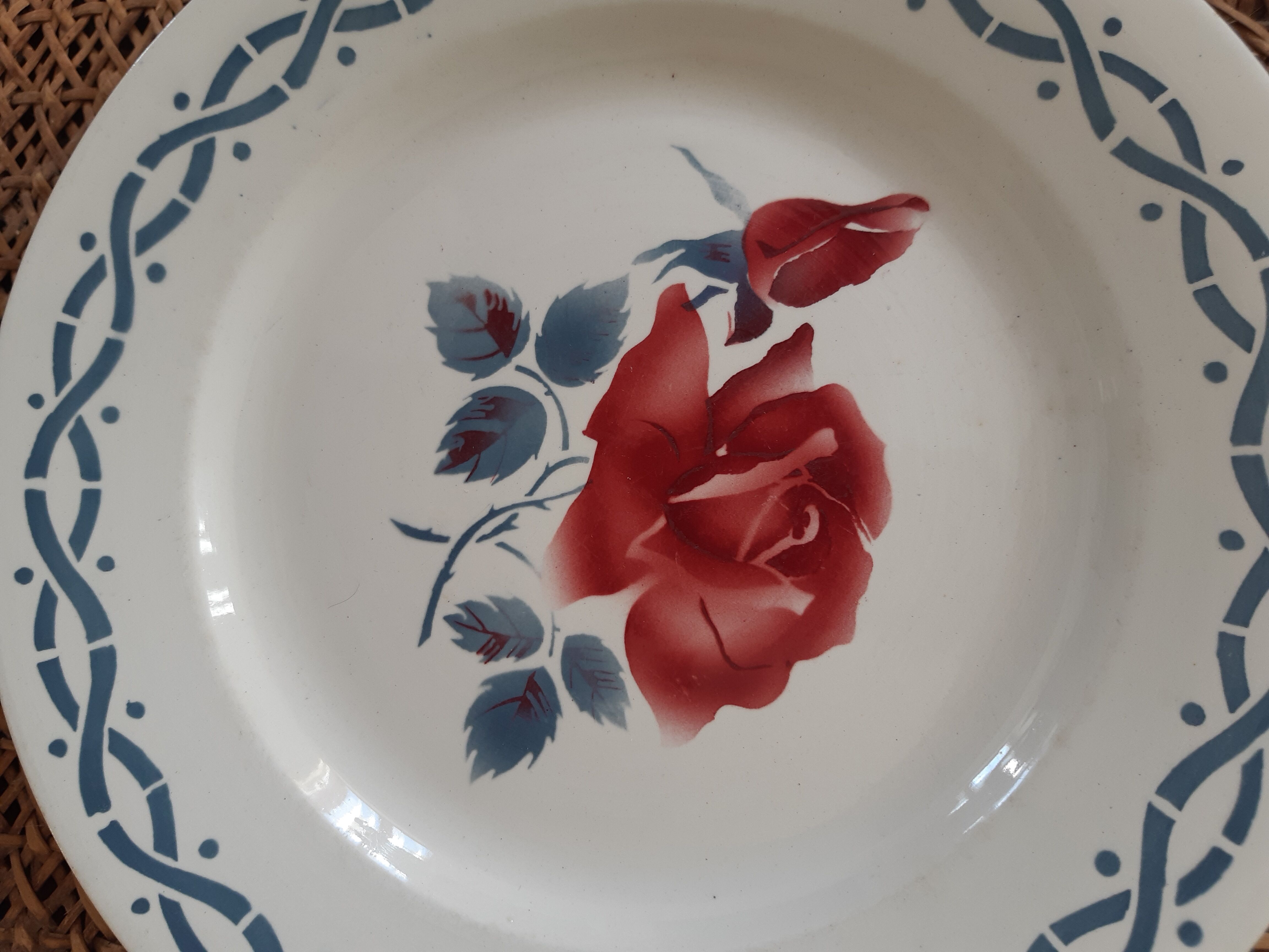 Digoin Sarreguemines plates