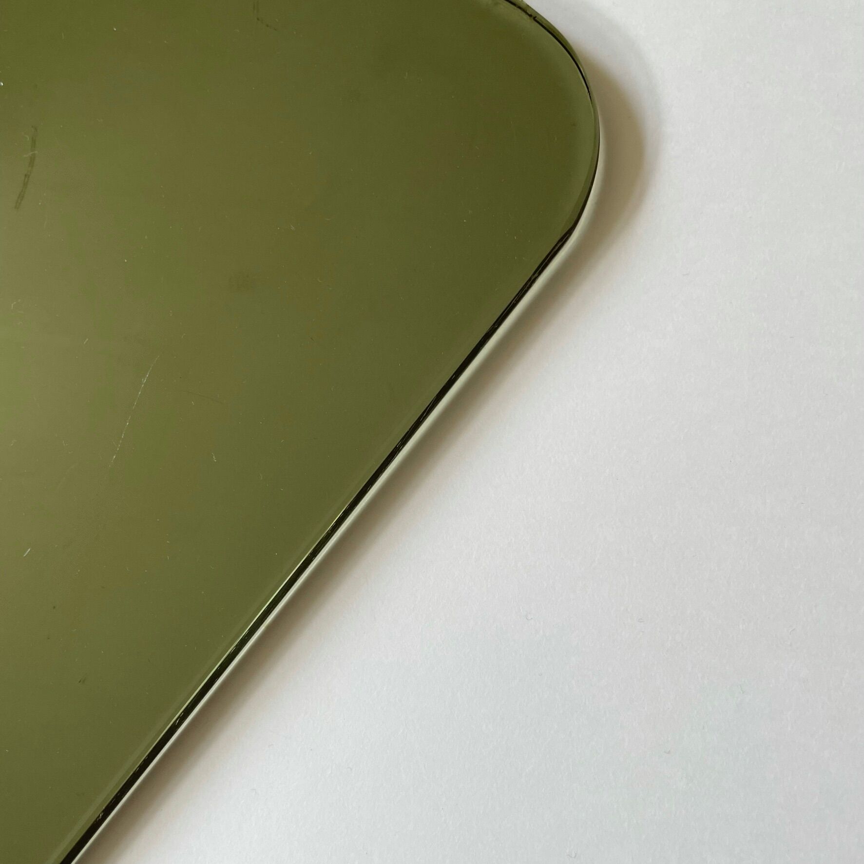 Tubular coffee table, glass and steel, Italy 1970