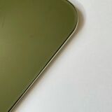 Tubular coffee table, glass and steel, Italy 1970