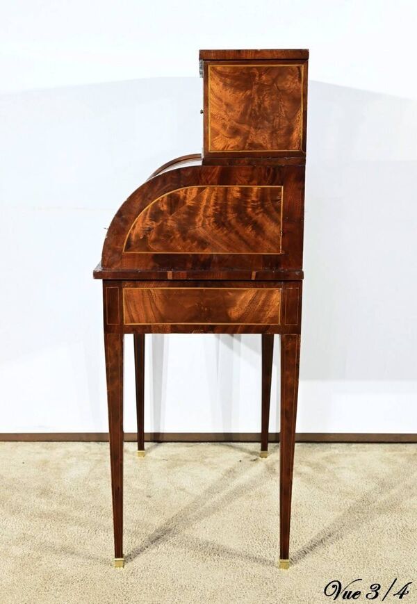 Bureau, bonheur du jour en acajou, style Louis XVI / Directoire, début XXème