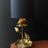 Brass table lamp
