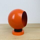 Eyeball space age orange 70's wall light