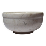 Vintage 20th-century natural marble bowl or decorative dish.