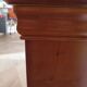 3-drawer chest of drawers with sliding shelf - Louis Philippe style - cherry color