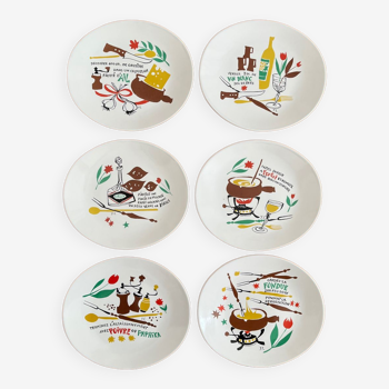 Salins fondue plates