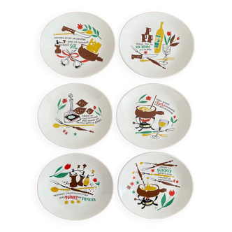 Salins fondue plates