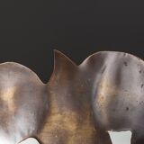 Solid brass decorated fruitbowl