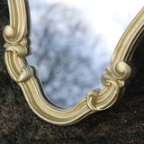 Miroir vintage doré 32x47cm