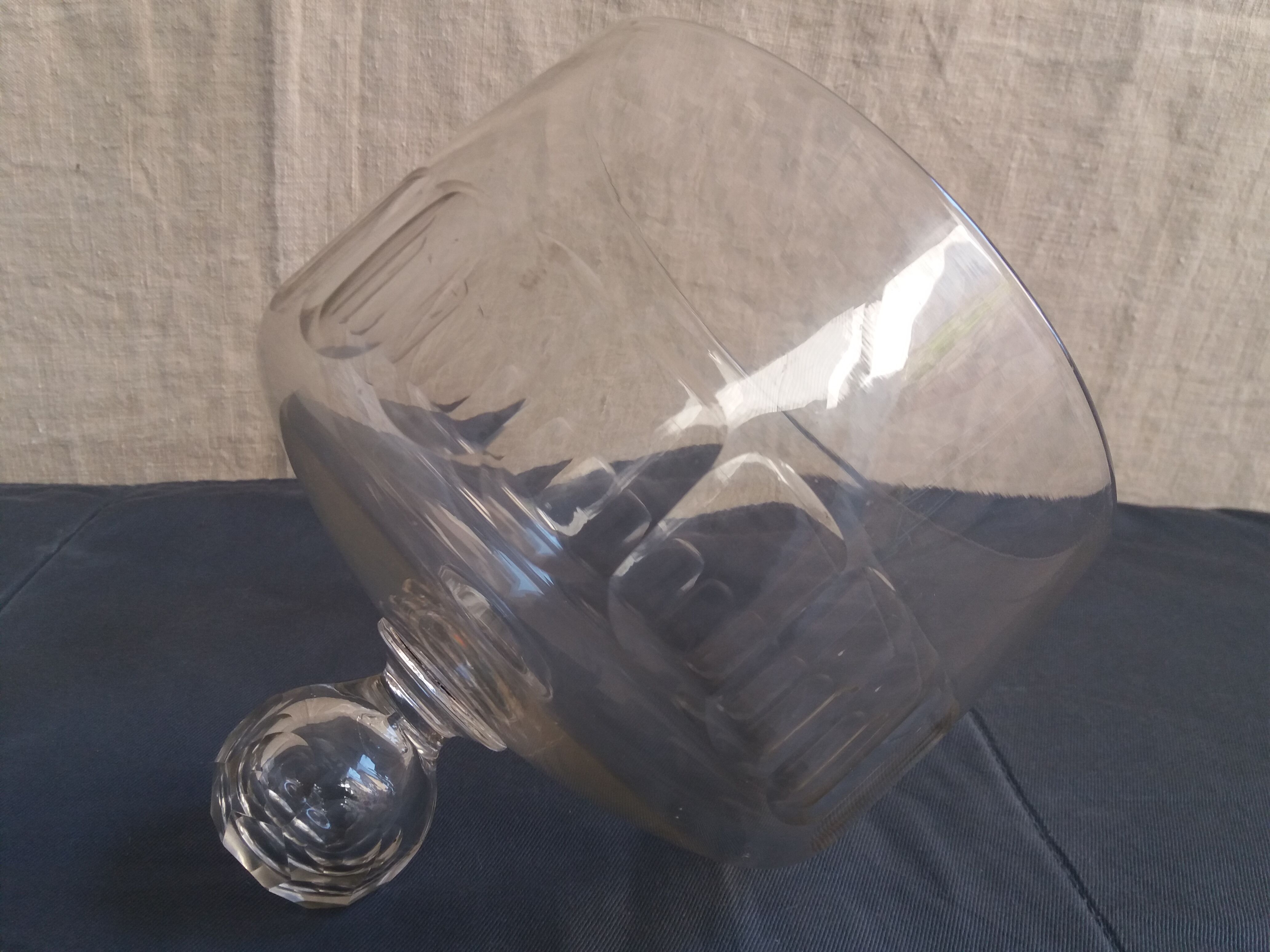 Old crystal cheese bell