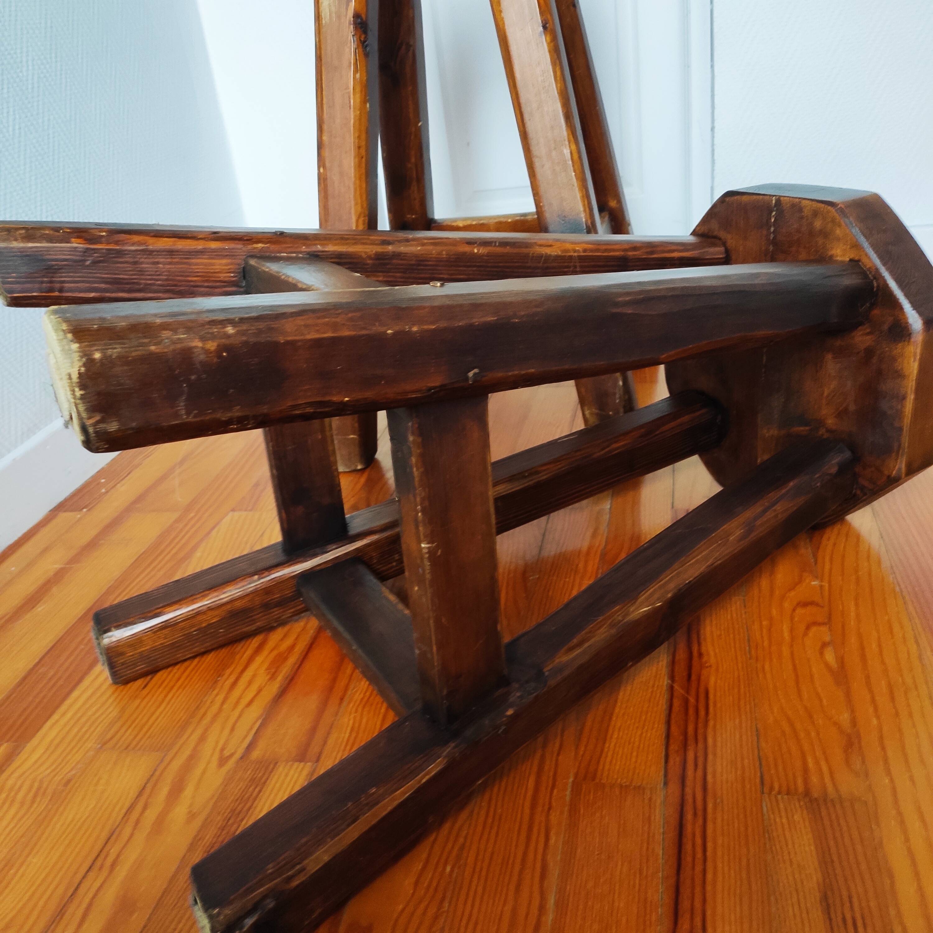 Vintage brutalist bar stools 1960/70