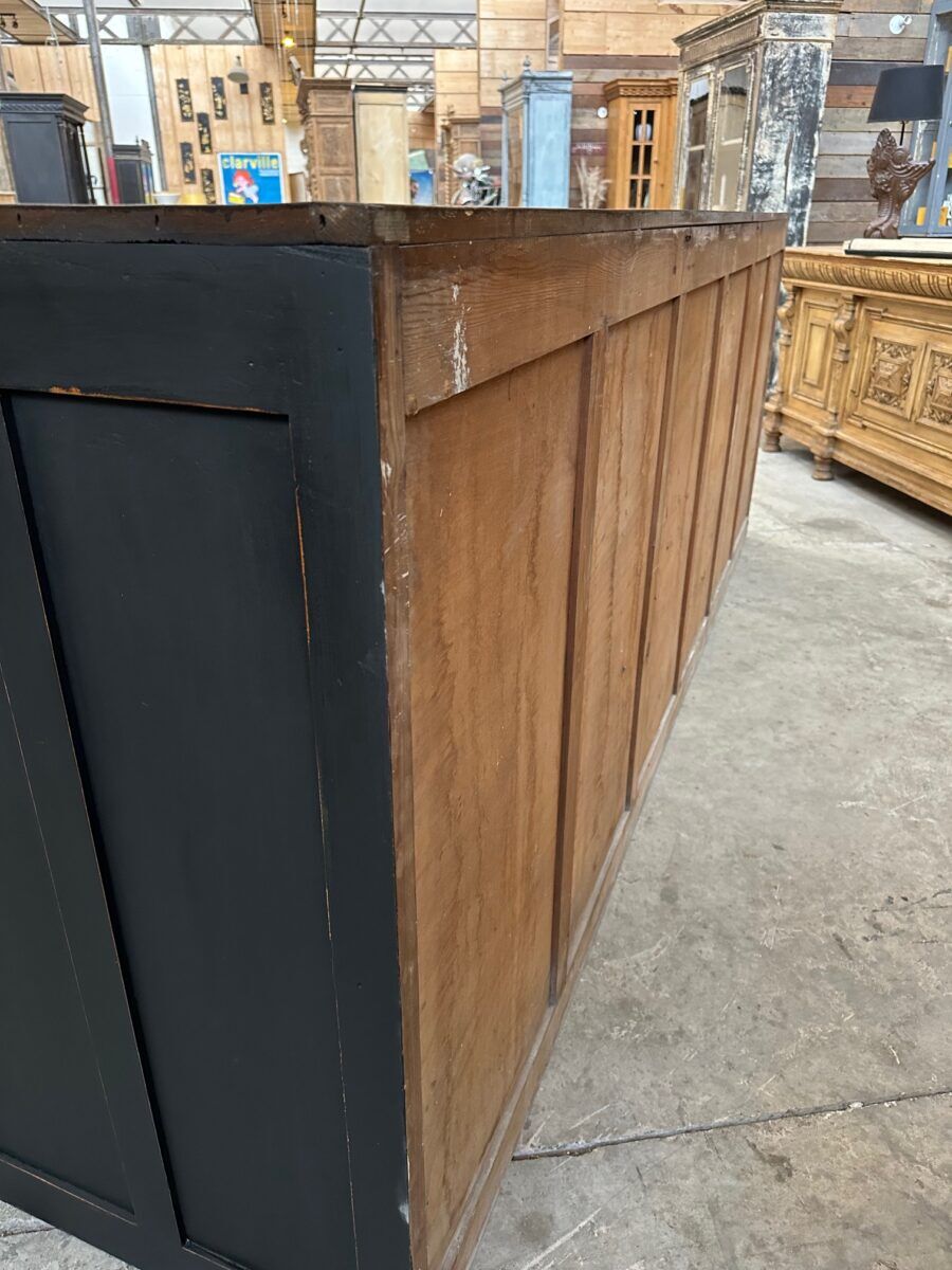 Large patinated workshop furniture