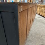 Large patinated workshop furniture