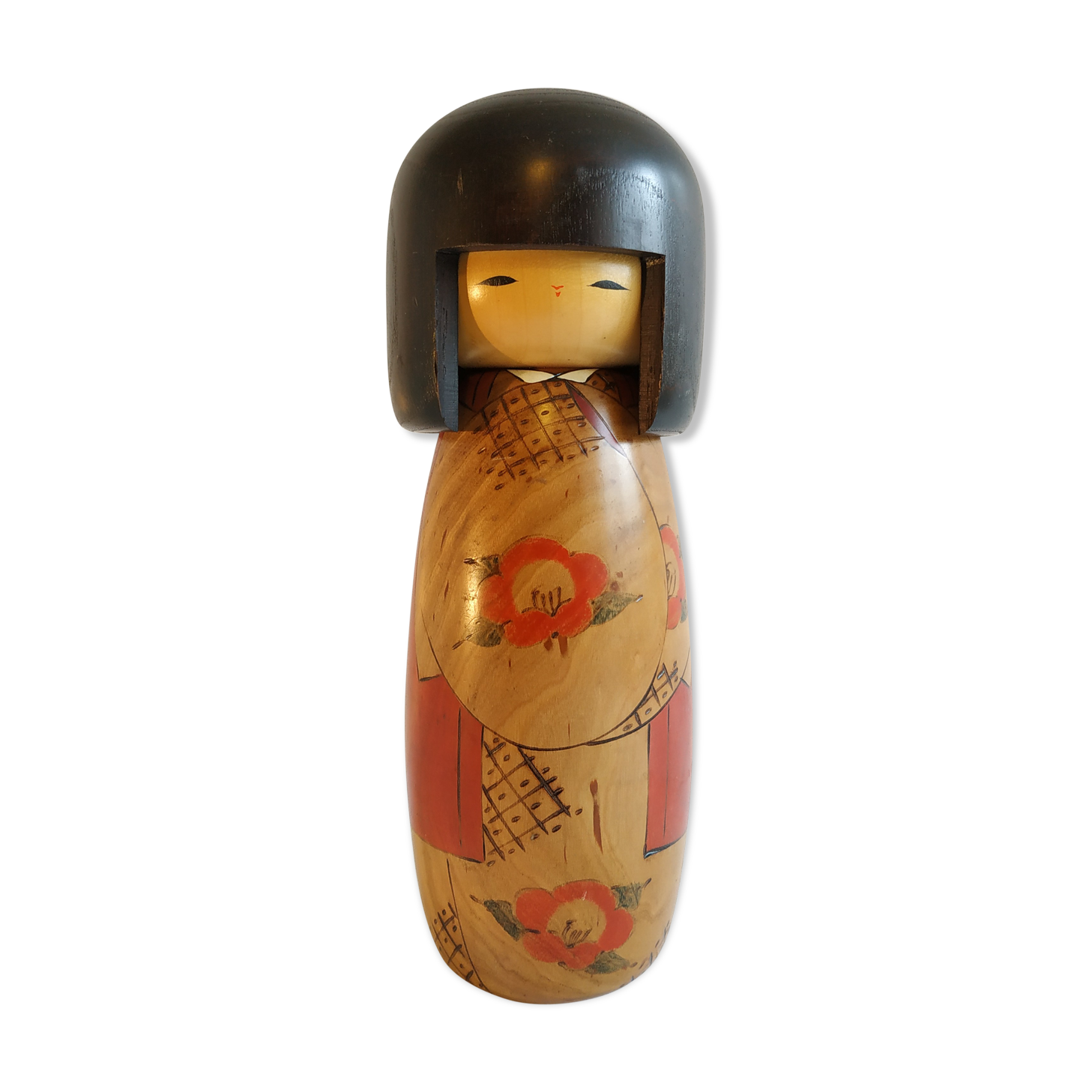 Kokeshi workshop Usaburo Okamoto (1917-2009). Around 1970-80 Japan