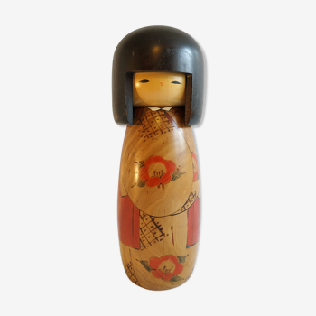 Kokeshi workshop Usaburo Okamoto (1917-2009). Around 1970-80 Japan