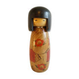 Kokeshi workshop Usaburo Okamoto (1917-2009). Around 1970-80 Japan