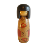 Kokeshi workshop Usaburo Okamoto (1917-2009). Around 1970-80 Japan