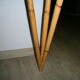 Rattan and wood desk