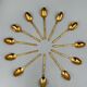 Box set 12 spoonfuls francois frionnet paris metal dore