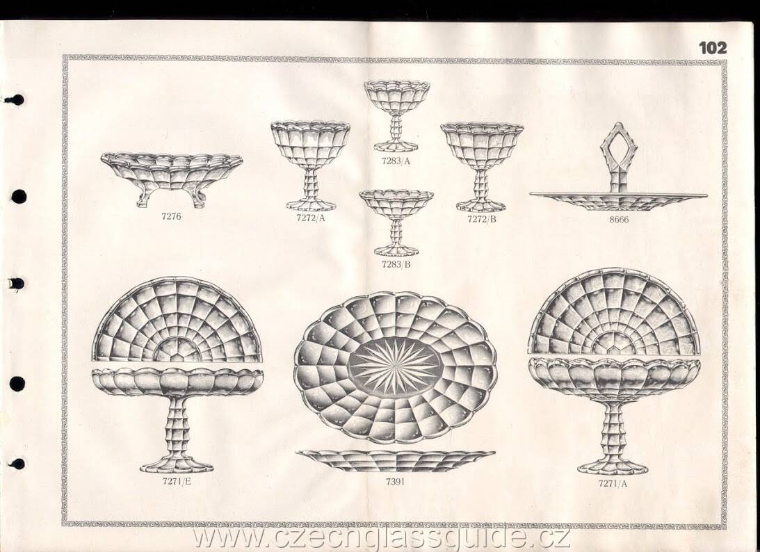 Rare Vintage Glass Pedestal Bowl: Rudolf Schröter Inwald Lord Design / 1935