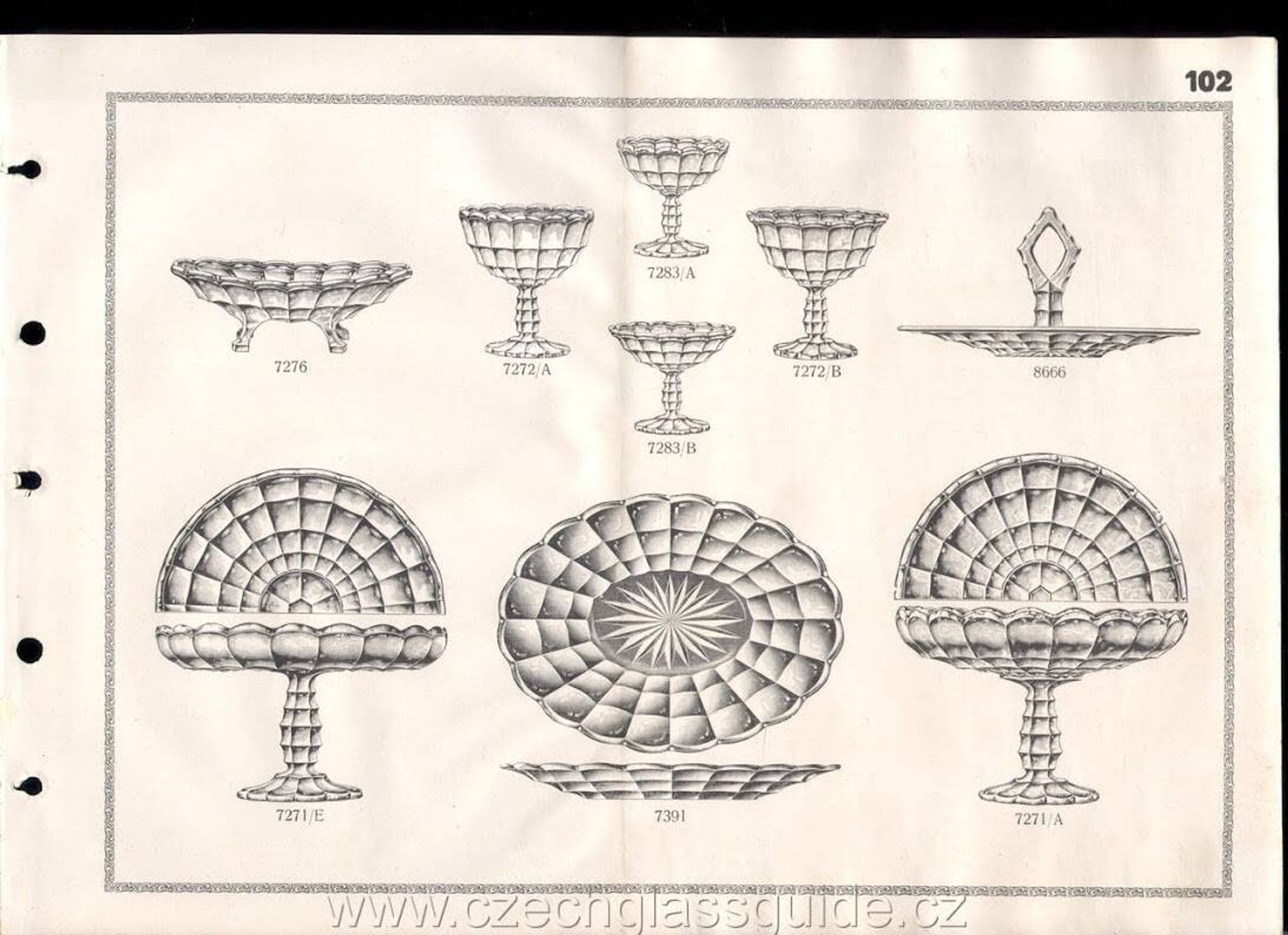 Rare Vintage Glass Pedestal Bowl: Rudolf Schröter Inwald Lord Design / 1935