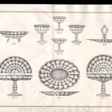 Rare Vintage Glass Pedestal Bowl: Rudolf Schröter Inwald Lord Design / 1935