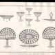 Bol sur pied en verre vintage rare : Rudolf Schröter Inwald Lord Design / 1935