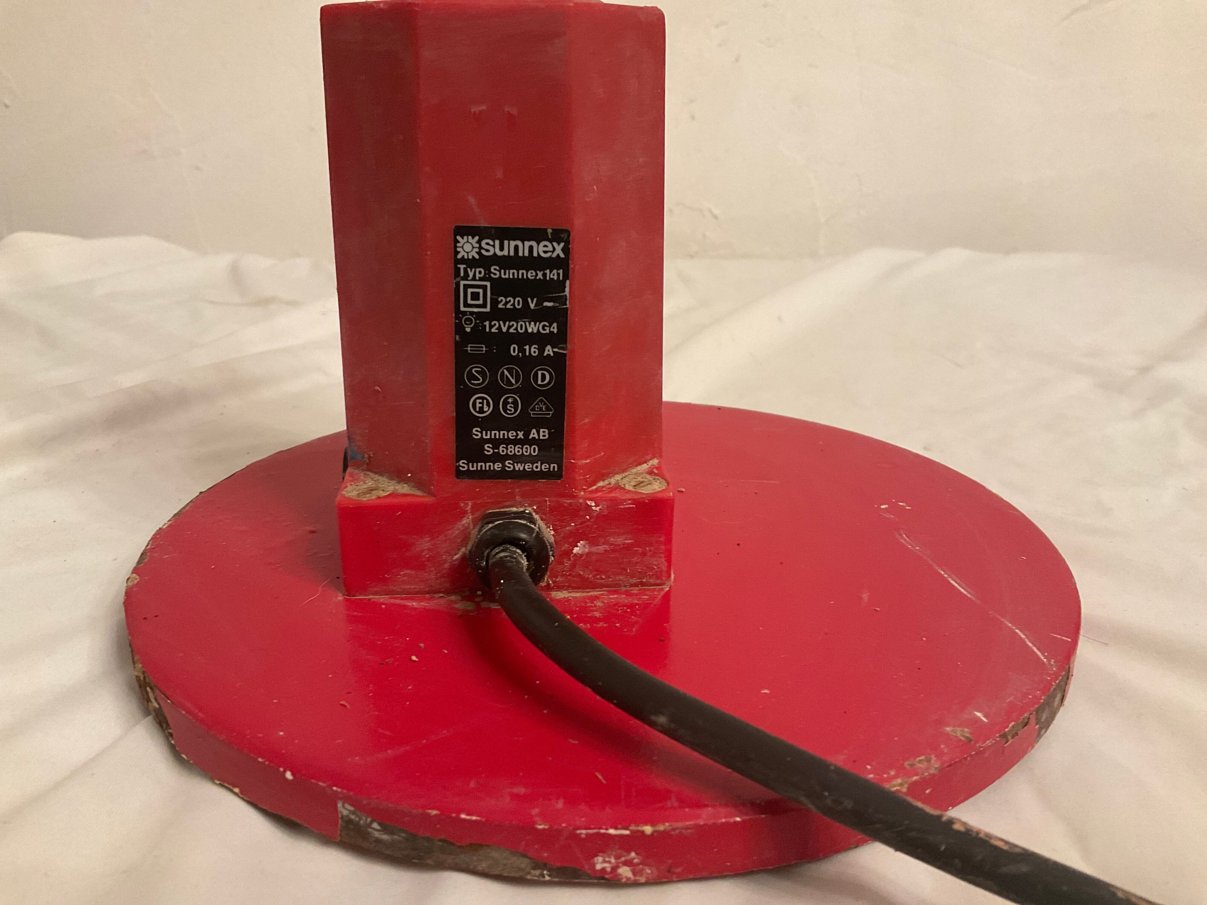 Sunnex industrial desk lamp, Sweden, 1980s