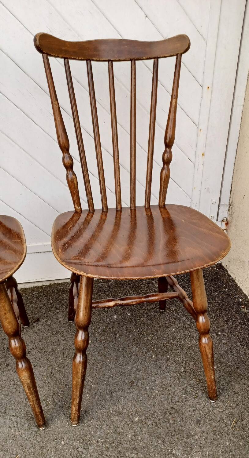 Set of 4 Baumann Tacoma bistro chairs.