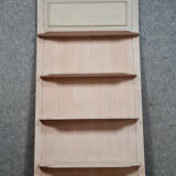 Pharmacy woodwork panel in lacquered wood circa 1900