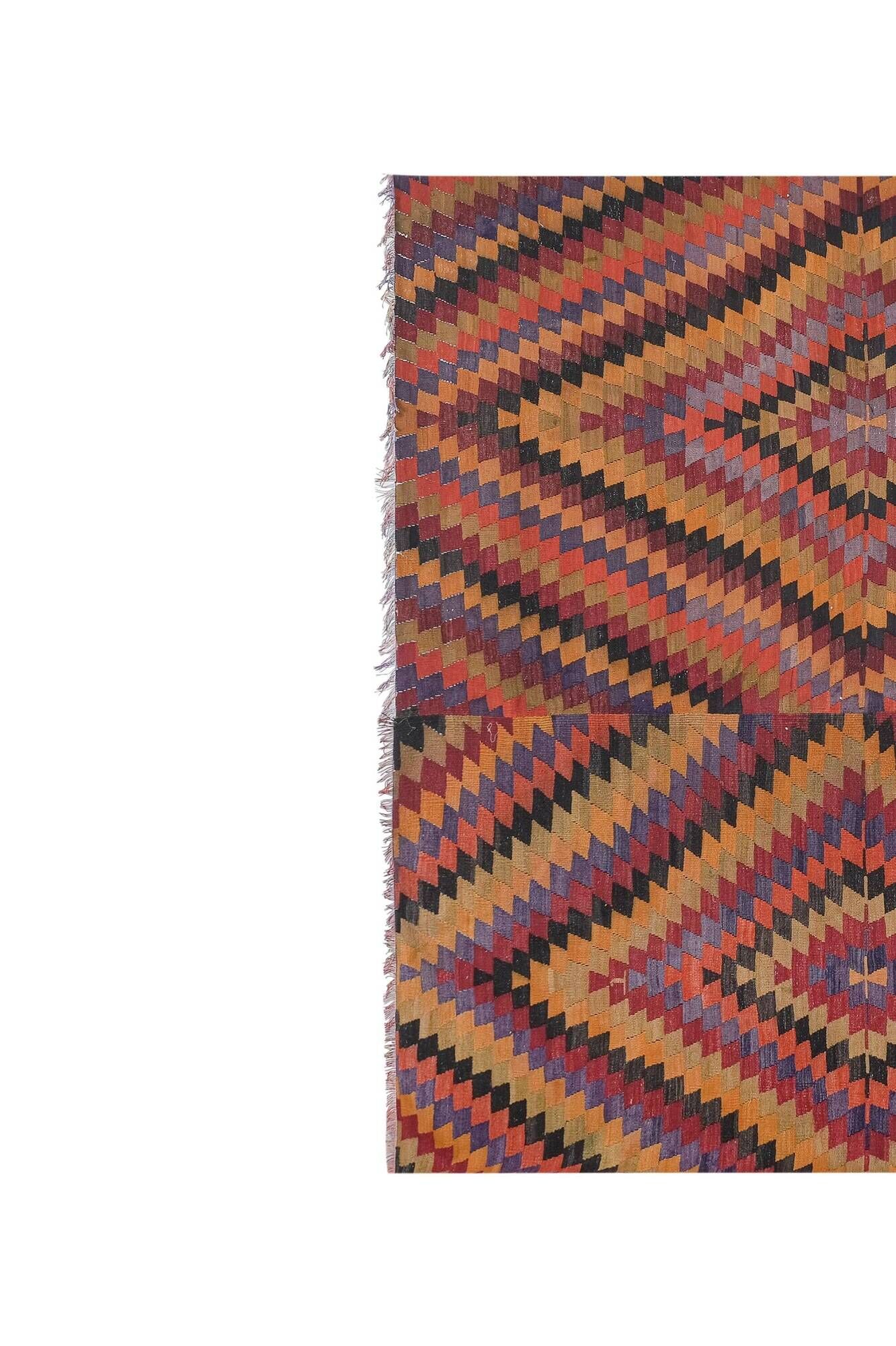 Tapis Kilim turc vintage tissé main
