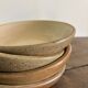 Vintage french stoneware ceramics set – mineral earth